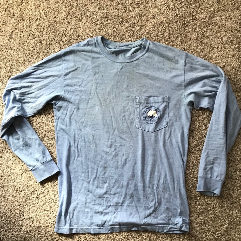 men’s long sleeve souther shirt company shirt